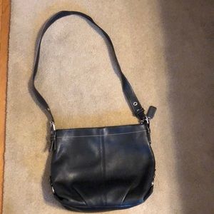Coach leather crossbody bag